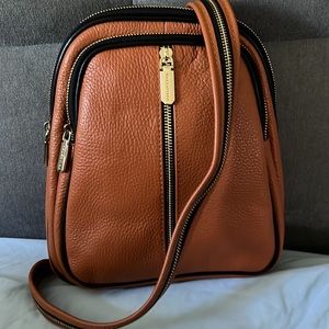 Gorgeous Versatile Valentina Pebbled Leather Backpack